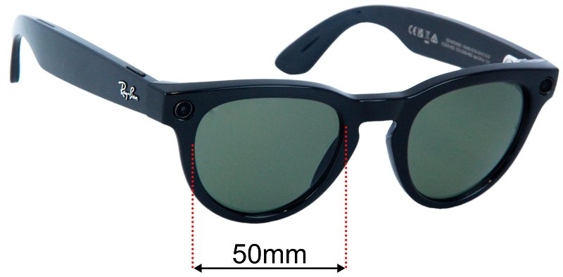 Ray-Ban RW4009 Meta Headliner 50mm Replacement Lenses